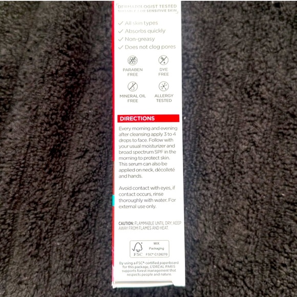 L’Oréal Derm Intensives 12% Niacinamide+Amino Sulfonic+Ferulic Dark Spot Serum - Picture 4 of 7